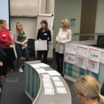 The Visualising Waste project team at work
